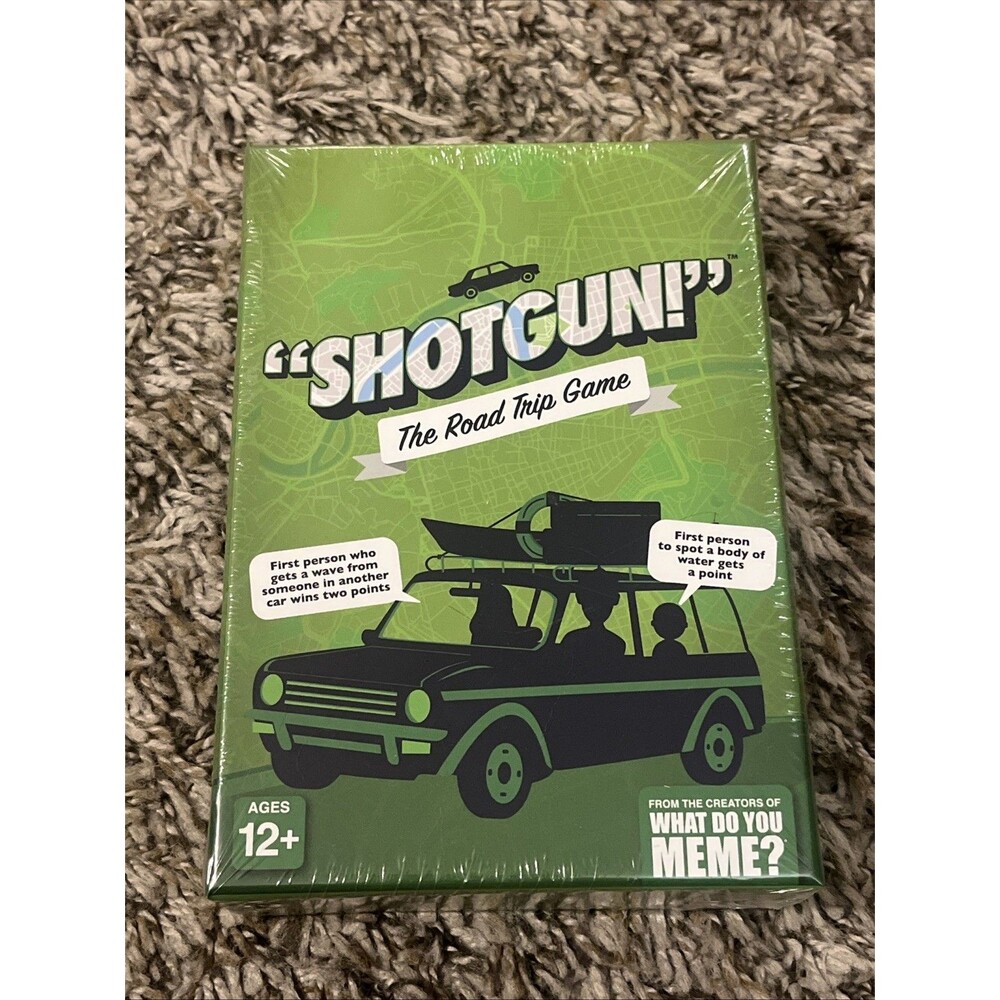 Shotgun! - The Road Trip Game - From What Do You Meme? NEW & SEALED